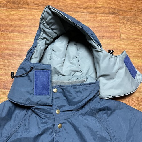 Vtg L.L. Bean Maine Wardens Parka L Gore Tex Thinsulate Blue Hooded Coat USA - Picture 9 of 13