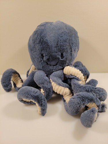 Blue Squid Cute Stuffed Animal 