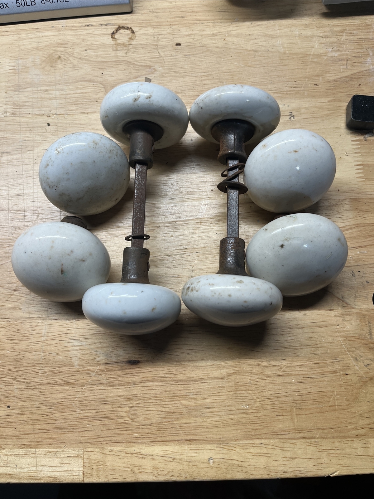 (Lot) Antique White Porcelain Door Knobs eBay