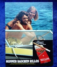 Rillos Zigarillos, originale Werbung aus 1974