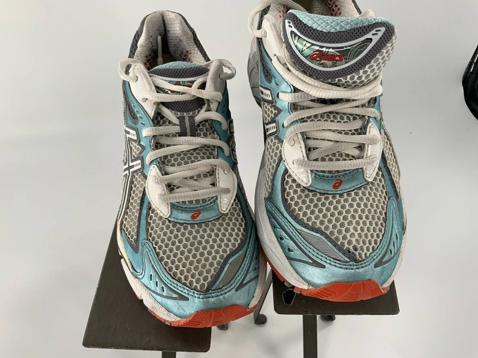 Asics Gel GT-2160 Sz 7 Women Gray Blue Running Shoes Worn Few Times YGI C2S-28 - Image 4 of 4