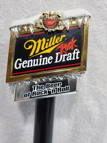 Vintage 1995 Miller Genuine Draft "The Beer of Rock & Roll" Tap Handle RARE HTF - Picture 2 of 11