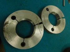 Pratt Whitney Go and No Go Thread Ring Gage Set 2-5/16"-32 UNS-2A