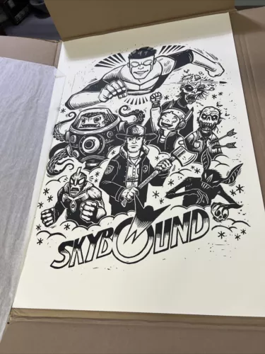 Skybound Fine Art Print By Peter Santa-Maria AKA Attack Peter Invincible 20x30”