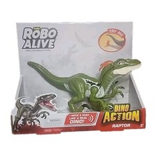 Robo Alive Dino Action Electronic Pet Raptor by ZURU - Toy Boys Kids DINOSAUR