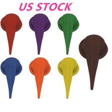 Unisex Elf Dwarf hat Padded Trim Novelty Christmas Cap for Party Carnivals