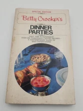 Vintage 1975 Betty Crocker's Dinner Parties Cookbook Special Edition Paperback