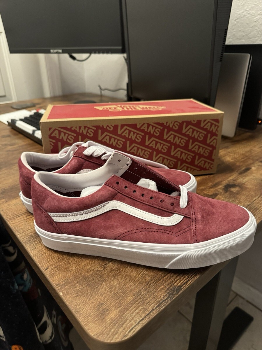 VANS★OLD SKOOL★PIG SUEDE★スウェード★兼用★TAWNY PORT VANS Old Skool Pig Suede Tawny Port Shoes Men's Size 7.5