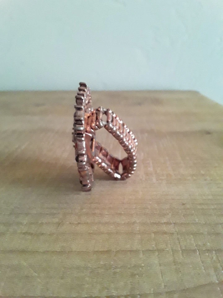 Anillo elástico naranja y negro 1928 Foto 2 de 4