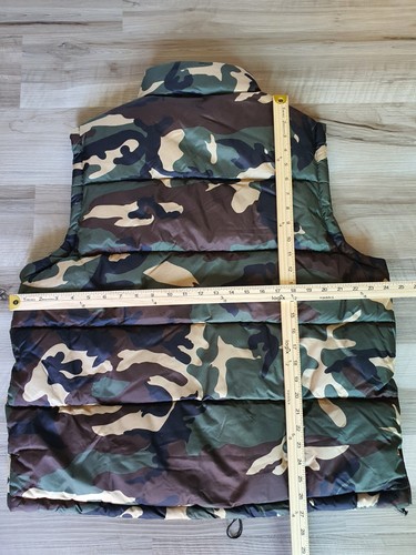 Akademiks Puffer Vest Jacket Camo Size L - Picture 7 of 8