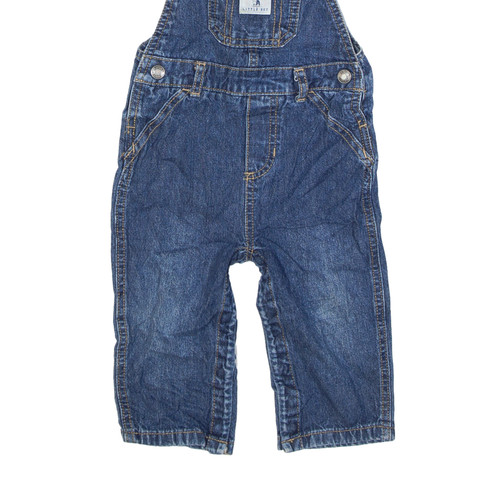 CARTERS Charming Little Guy Denim Dungarees Blue Straight Boys S W20 L10 - Picture 5 of 6