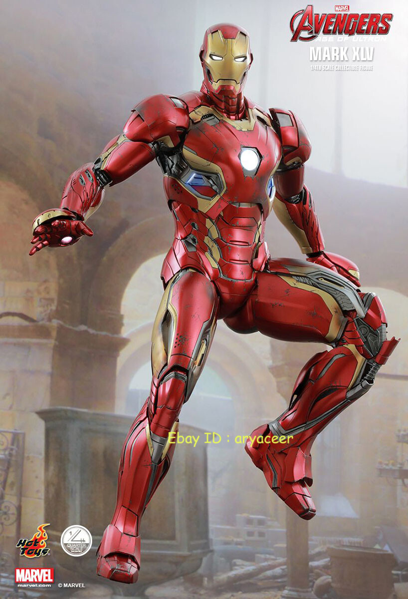 新品開封のみ ホットトイズ QS006 MK45 1/4 Hottoys Hot Toys QS006 Age of Ultron Mark XLV 1/4 Special Ver Figure Model