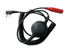 NASCAR HELMET TO KENWOOD 2 PIN CAR BODY HARNESS W/PTT OVER THE WALL