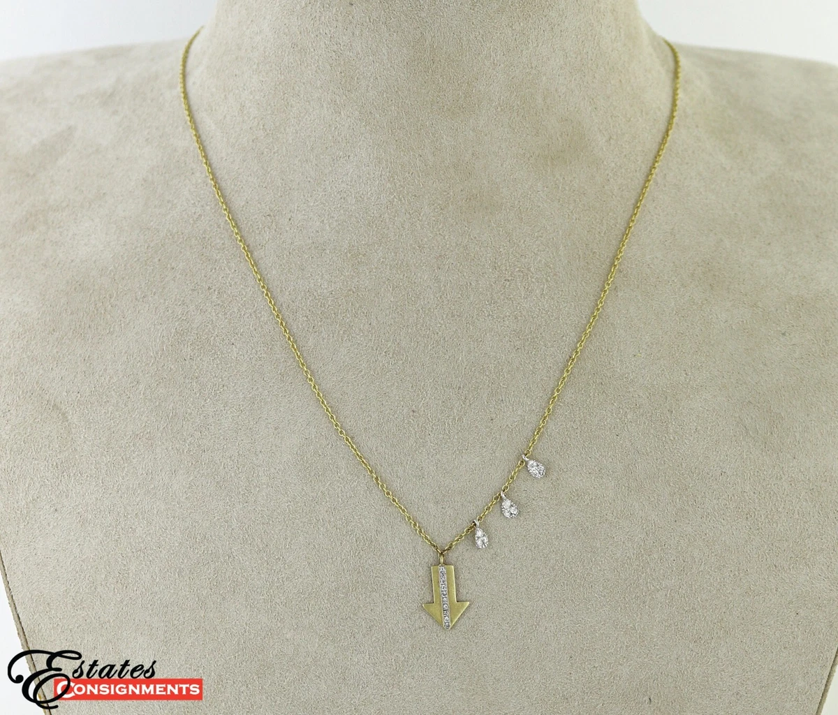 Dainty Diamond Butterfly Necklace | Meira T - Freedman Jewelers