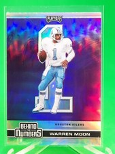 Warren Moon 2020 NFL Playoff Behind the Numbers Insert #BTN-13 Pink Prizm Oilers