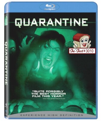 QUARANTINE - Horror Film -  BluRay HIgh Definition - previously viewed