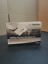 Brand New TRENDnet TPL-303E2K - 200bps Powerline AV Adapter Kit Complete (A3)