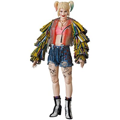 New Mafex No.159 MAFEX HARLEY QUINN Caution Tape Jacket Ver. PVC