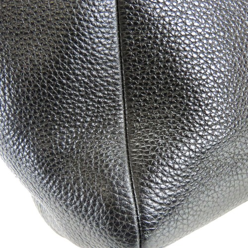 USED COACH Handbag F59354 leather black Butterfly motif - Picture 7 of 15