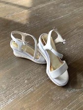 Stuart Weitzman girls wedge sandals Sz 11 dre...