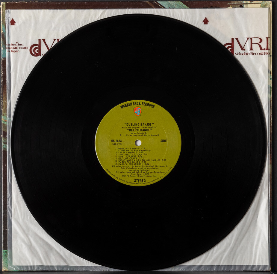 Dueling Banjos Soundtrack from Deliverance Vintage Vinyl LP 1973