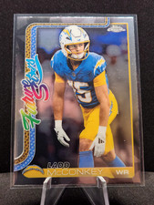 2025 Topps Chrome Insert Ladd McConkey Future Stars LA Chargers