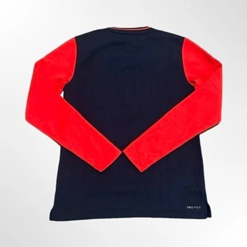 Moletom Nike Dri-FIT 1/4 com zíper gola redonda futebol/futebol feminino tamanho pequeno - Imagem 2 de 4