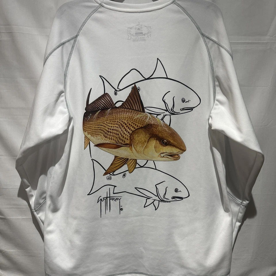 Camisa de pesca de rendimiento Champion Guy Harvey para hombre talla XL Foto 4 de 4