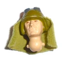 GI Joe Figure Part 1988 Tiger Force Dusty     Head      C8.5 Very Good
