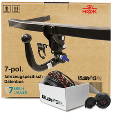 Für Skoda Octavia 04-13 II 1Z3 Hook Anhängerkupplung abnehmbar & 7poliger E-Satz