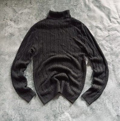 VINTAGE BRUNELLO CUCINELLI MAN COTTONE SWEARS TURTLENECK