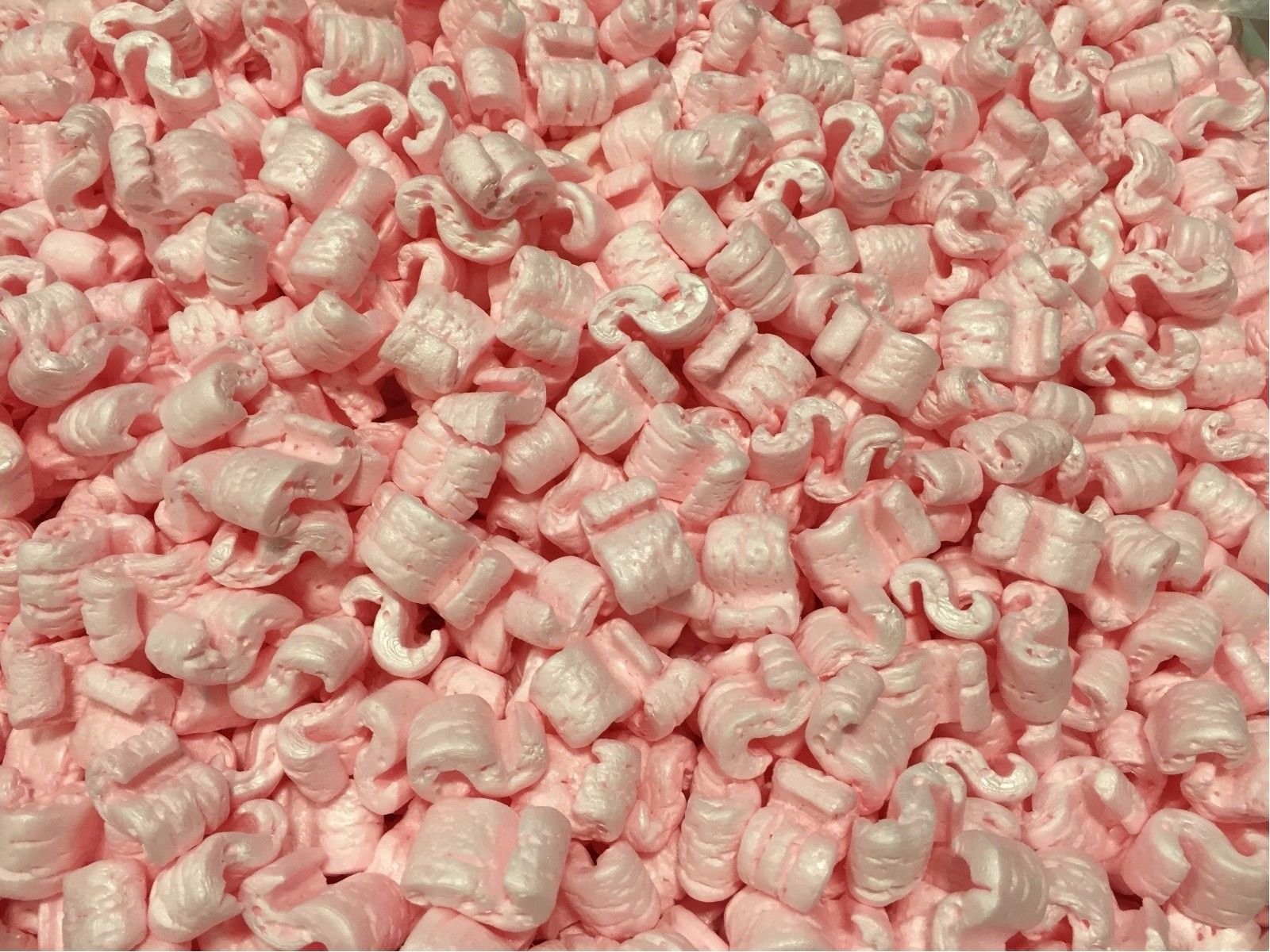 Packing Peanuts Anti Static 60 Gallons 8 Cubic Feet Pink