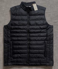 PETER MILLAR CROWN SPORT MENS ALL COURSE VEST SIZE SMALL BLACK 225