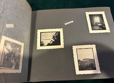 1930s Germany & Switzerland Travel Photo Album Zeppelin, Gotthard Pass, Car Tour