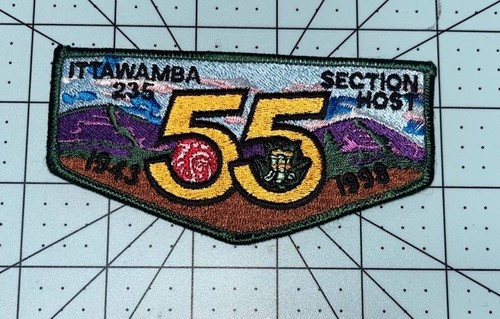 ITTAWAMBA LODGE 235 FLAP 55YR SECTION HOST CONCLAVE BOY SCOUT ORDER OF THE ARROW