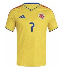adidas Adult Colombia Luis Diaz 7 2026 Home Replica Jersey