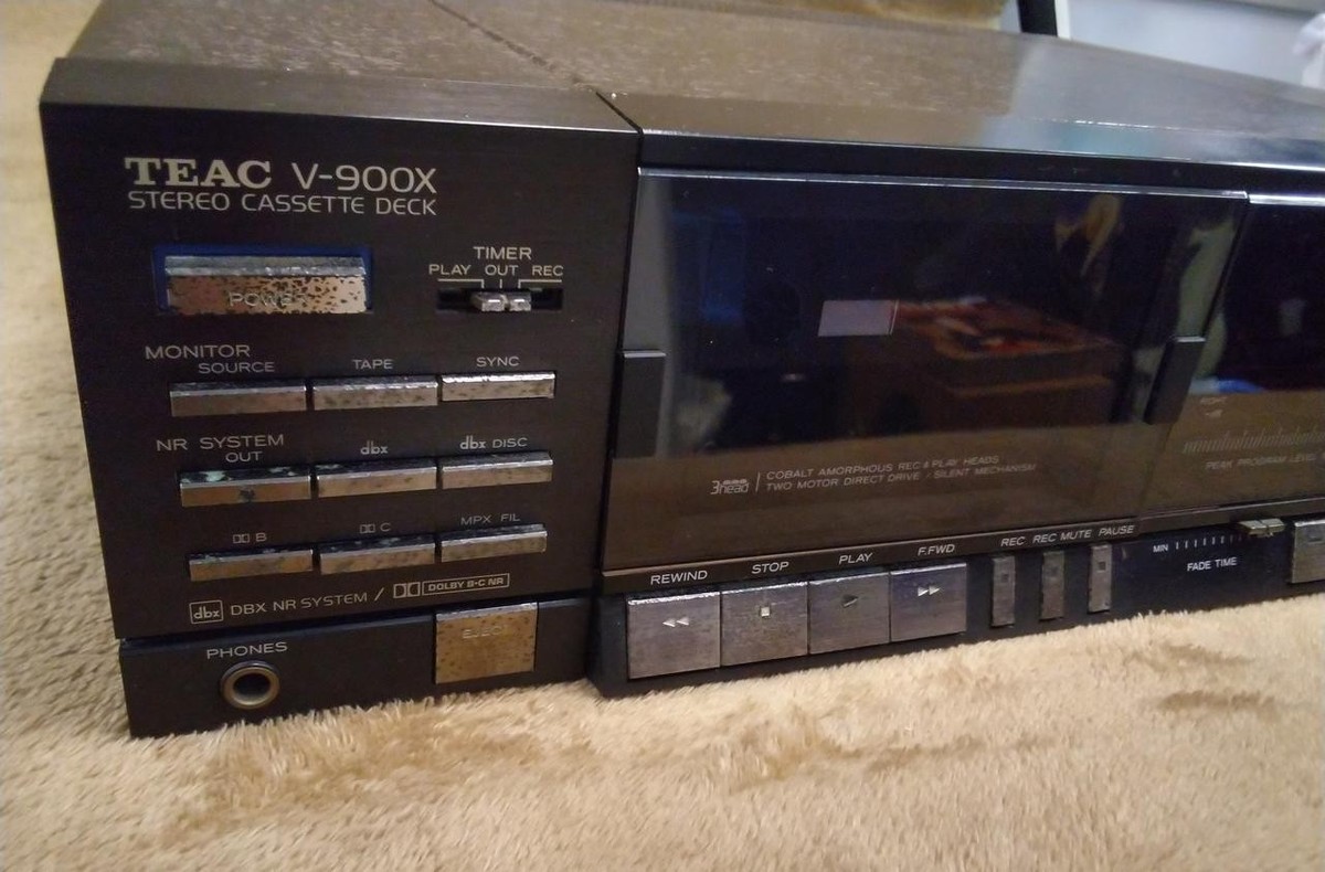 TEAC V-900X ステレオカセットデッキ 本体 TEAC V-900X cassette deck | eBay