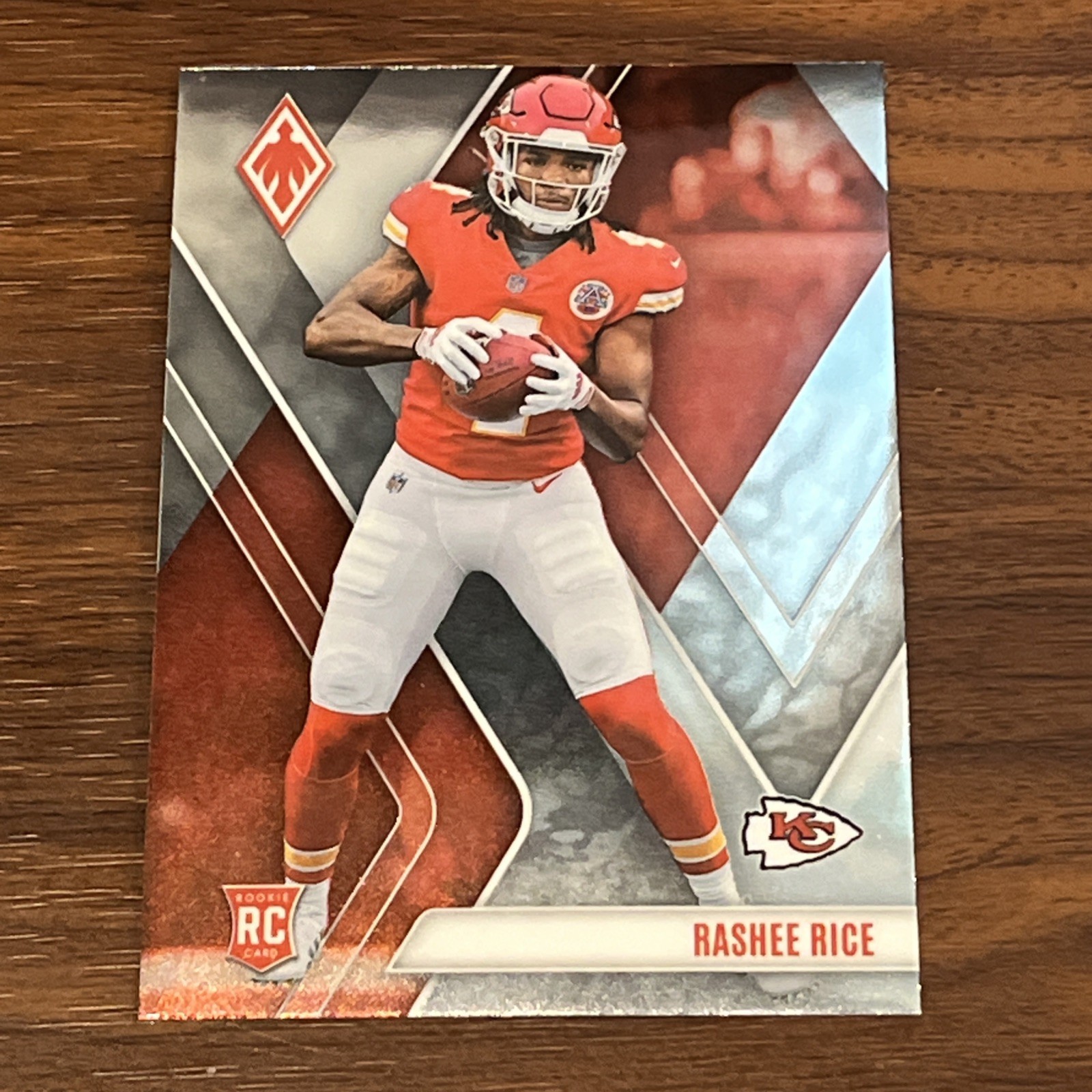 2023 Panini Phoenix Rashee Rice RC #112 Base Card Kansas City Chiefs