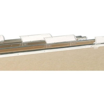 Elba Replacement Tabs for A4 Suspension Files, Rigid Plastic - Clear (Pack 50) T