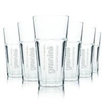 6X Granini Saft Glas 0,5L Longdrink V-Form Willi Gastro Cocktail Magnum GläSer