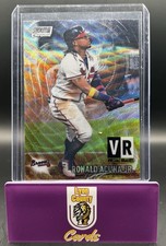 2021 Stadium Club Chrome Virtual Reality Ronald Acuna Jr #VR-7 Wave Refractor