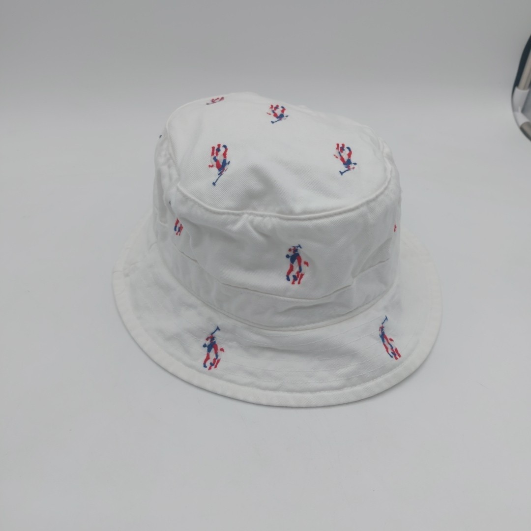 Polo Ralph Lauren Signature All Over Pony Bucket Hat White  display picture 2