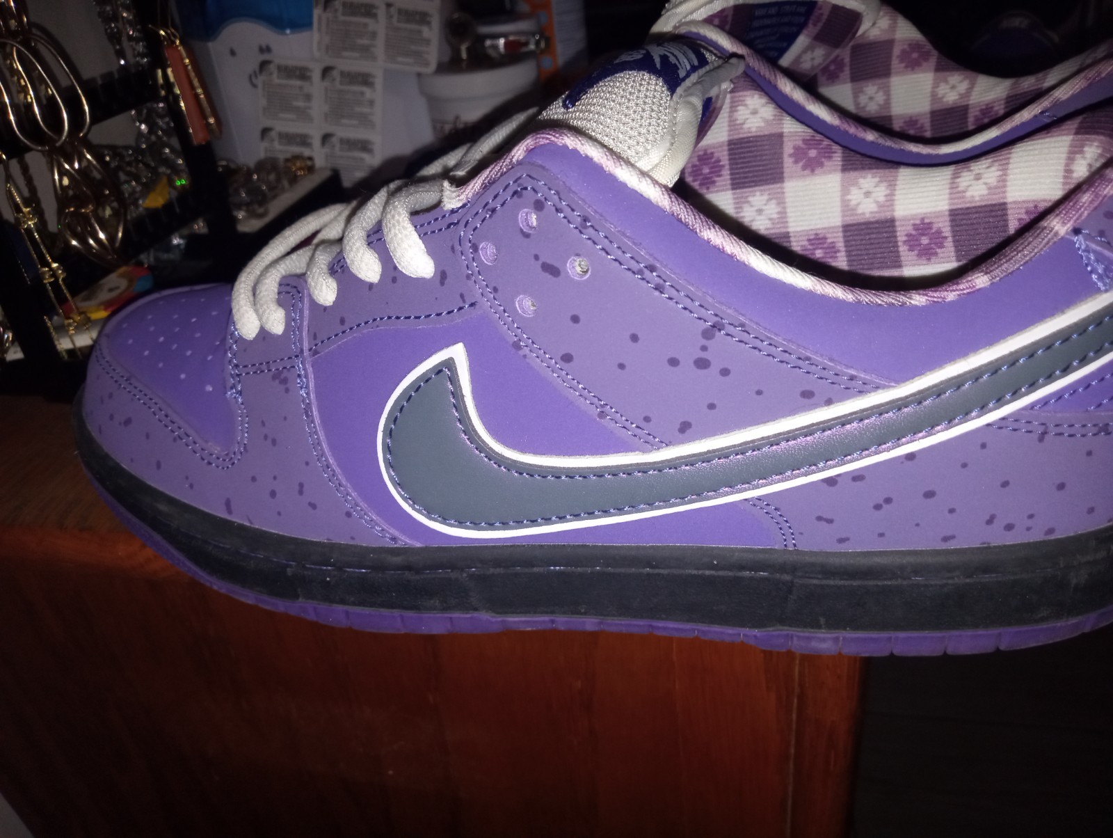 Size 9.5 - Nike SB Dunk Low x Concepts Purple Lobster and su