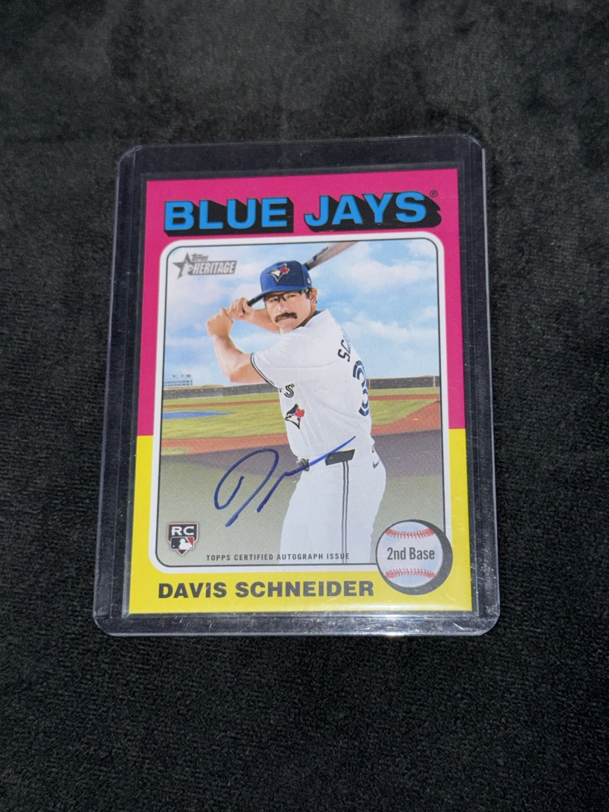 2024 Topps Heritage High Number - Real One Autograph Davis Schneider #ROA-DS RC!