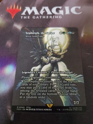 Mtg. Sephiroth, the Savior. Showcase. Final Fantasy. Pack Fresh | eBay