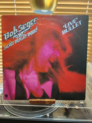 Bob Segar And The Silver Bullet Band, Live Bullet, 1977 Capitol Dbl.Lp, VG+/VG