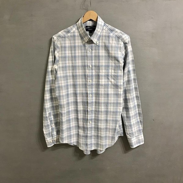 Men Gant Shirt White Cotton 38 / M / 46 #1VP7