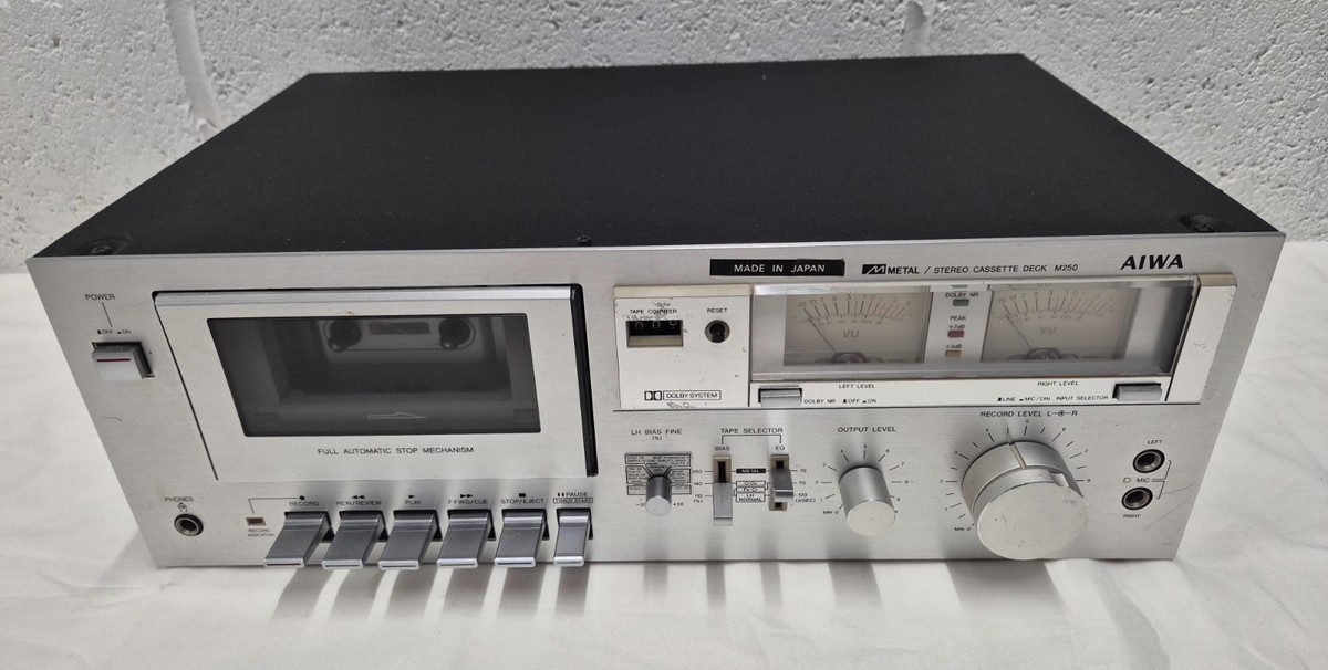 RARE AIWA AD-M250 Stereo Cassette Deck | eBay UK