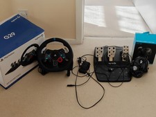 Logitech G29 Steering Wheel With Pedals Shifter And Original Boxes