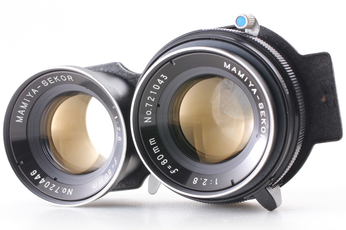 Blue Dot [ N MINT ] Mamiya C220 Pro TLR Film Camera SEKOR